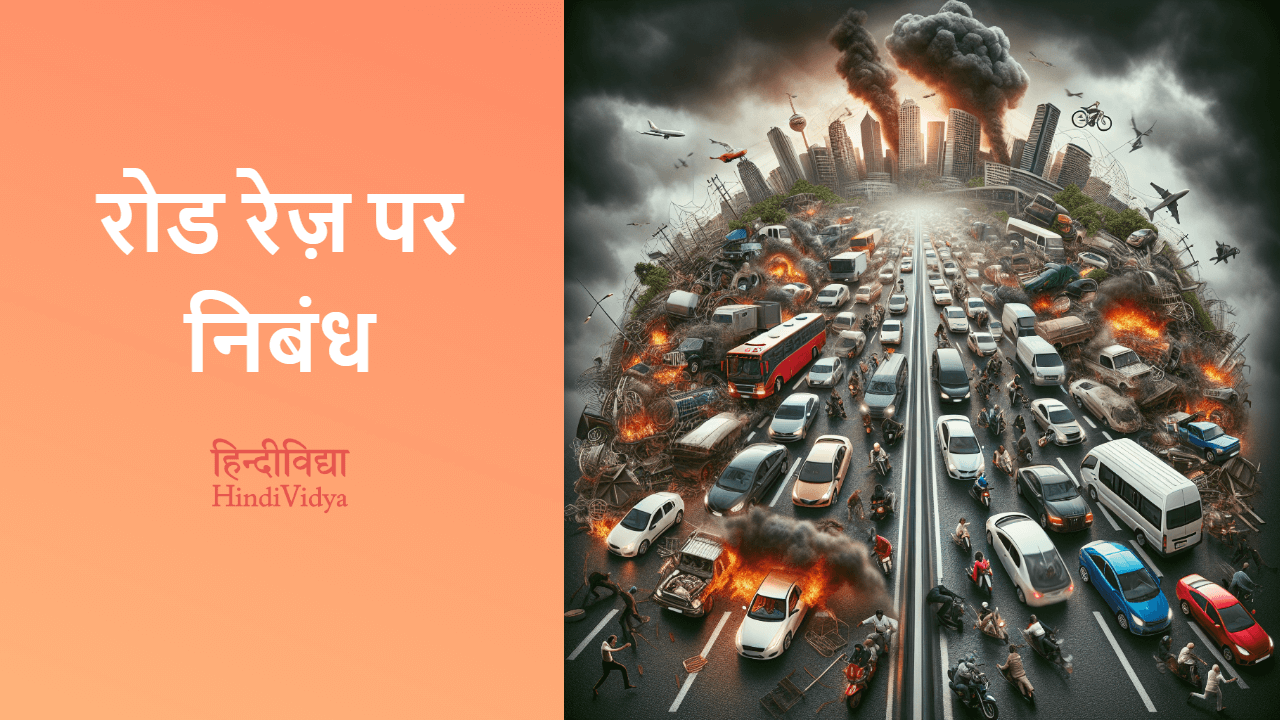 रोड रेज़ पर निबंध - Essay on Road Rage in Hindi - HindiVidya